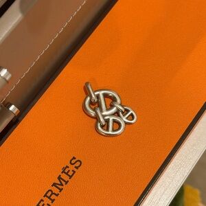 Hermes Silver Necklace